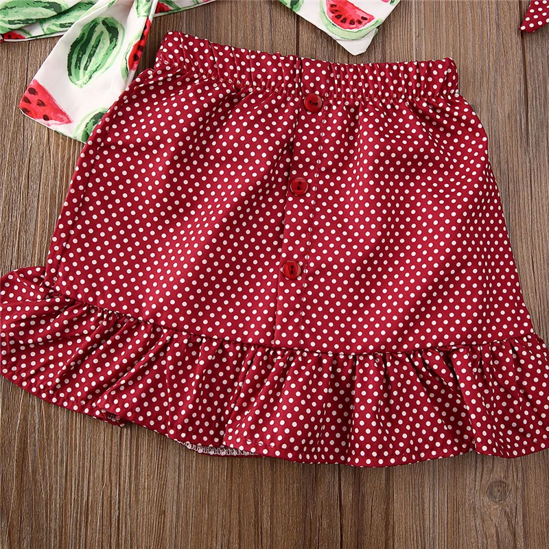 Комплект из трех предметов одежда для маленьких девочек короткий топ без рукавов