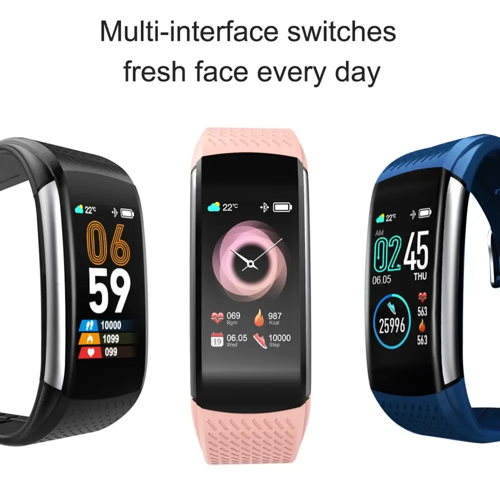 

ECG+PPG Smart Bracelet Fitness Tracker 1.08-Inch Color Screen Waterproof Heart Rate Blood Pressure Monitor Sports Watch