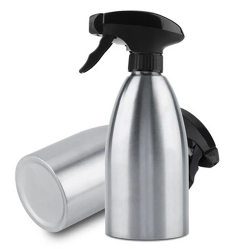 

Practical Stainless Steel Household Watering Flowers Spray Bottle Edible Oil Spray Bottle Multifunction Spray Bottles