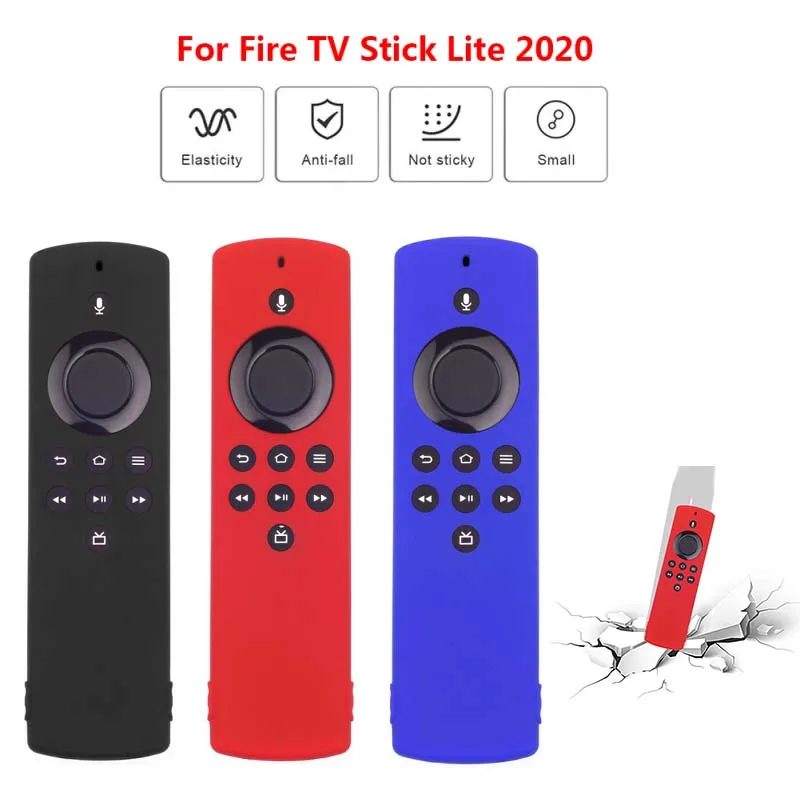 

Covers For Alexa Fire TV Stick Lite Bluetooth-compat Wifi Smart Remote Control Case Silicone Shockproof Protective Skin-Friendly