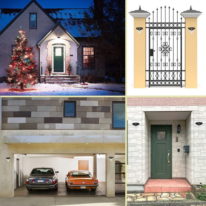 Уличный настенный светильник с датчиком движения и 32 светодиосветодиодный