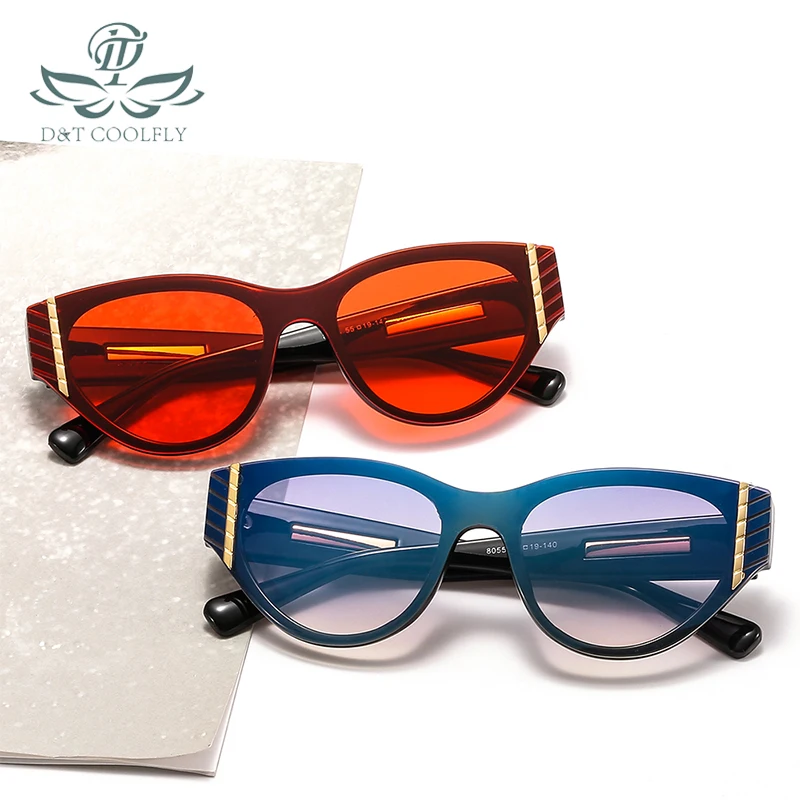 D & T Новые Современные корейские Ретро винтажные разноцветные солнцезащитные