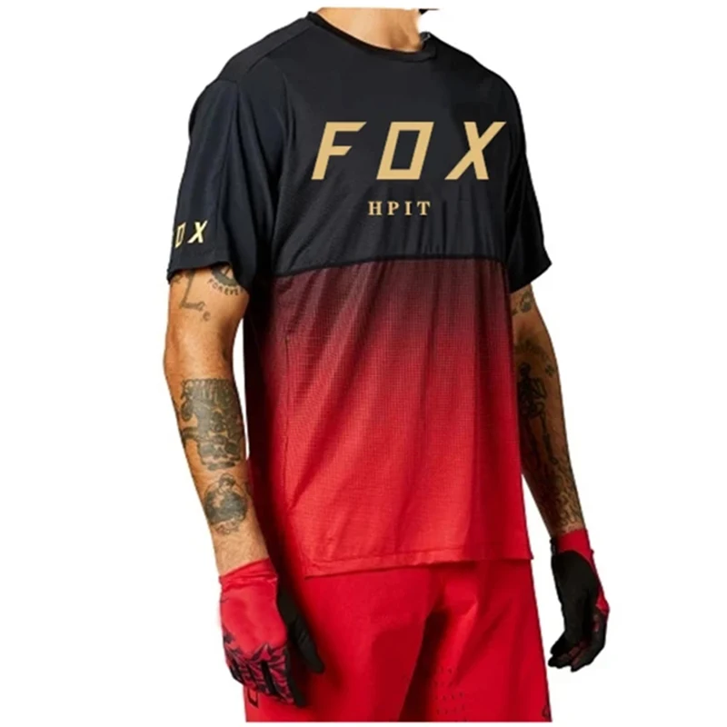 

2021 Motocross Jersey Mtb Downhill Cycling Mountain Bike DH Maillot Ciclismo Hombre Quick Dry Jersey Racing Hpit Fox