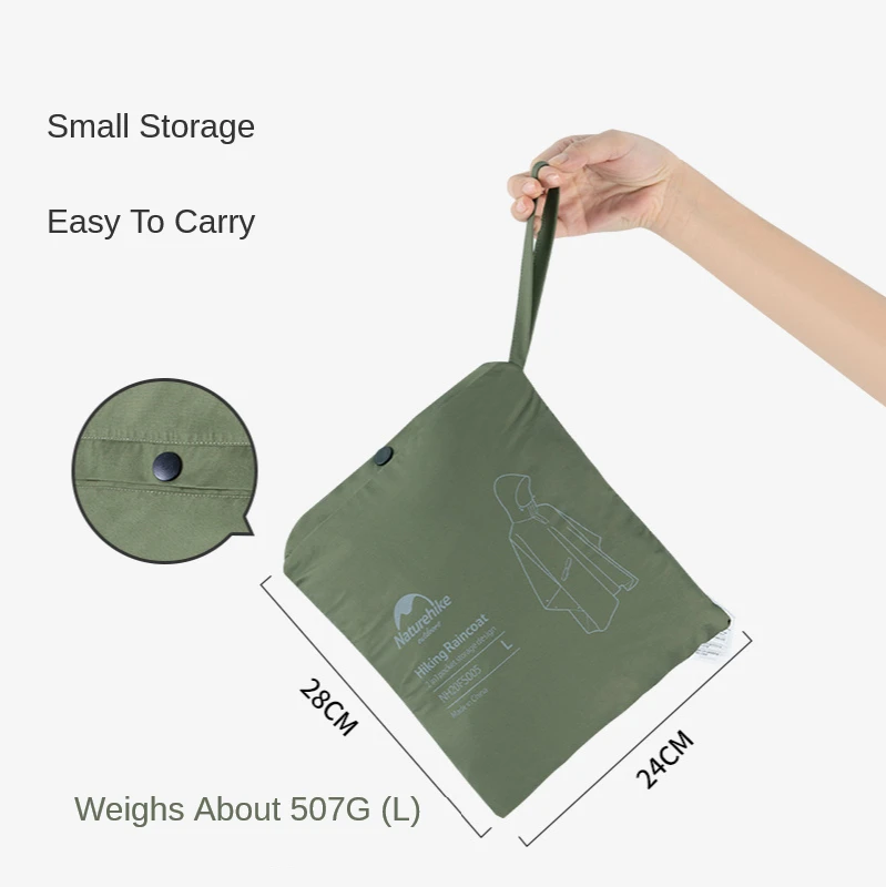 Naturehike расширение Три в одном пончо Многофункциональный дышащий плащ три