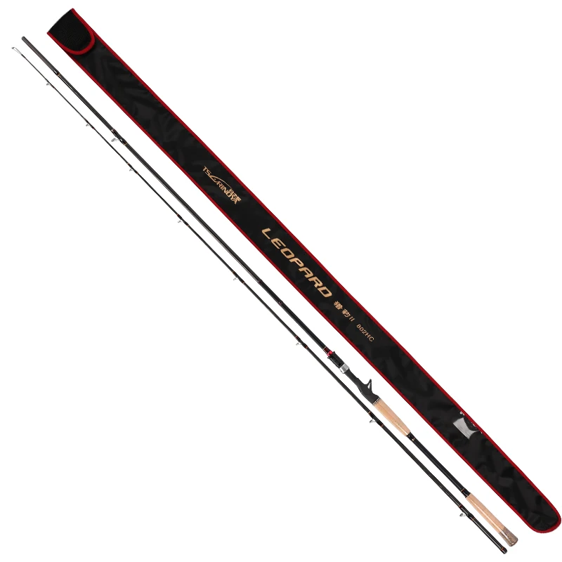 TSURINOYA LEOPARD II 802HC 2 4 м Casting Удочка H Мощность приманки wt.8 30g Ультра легкий Расстояние