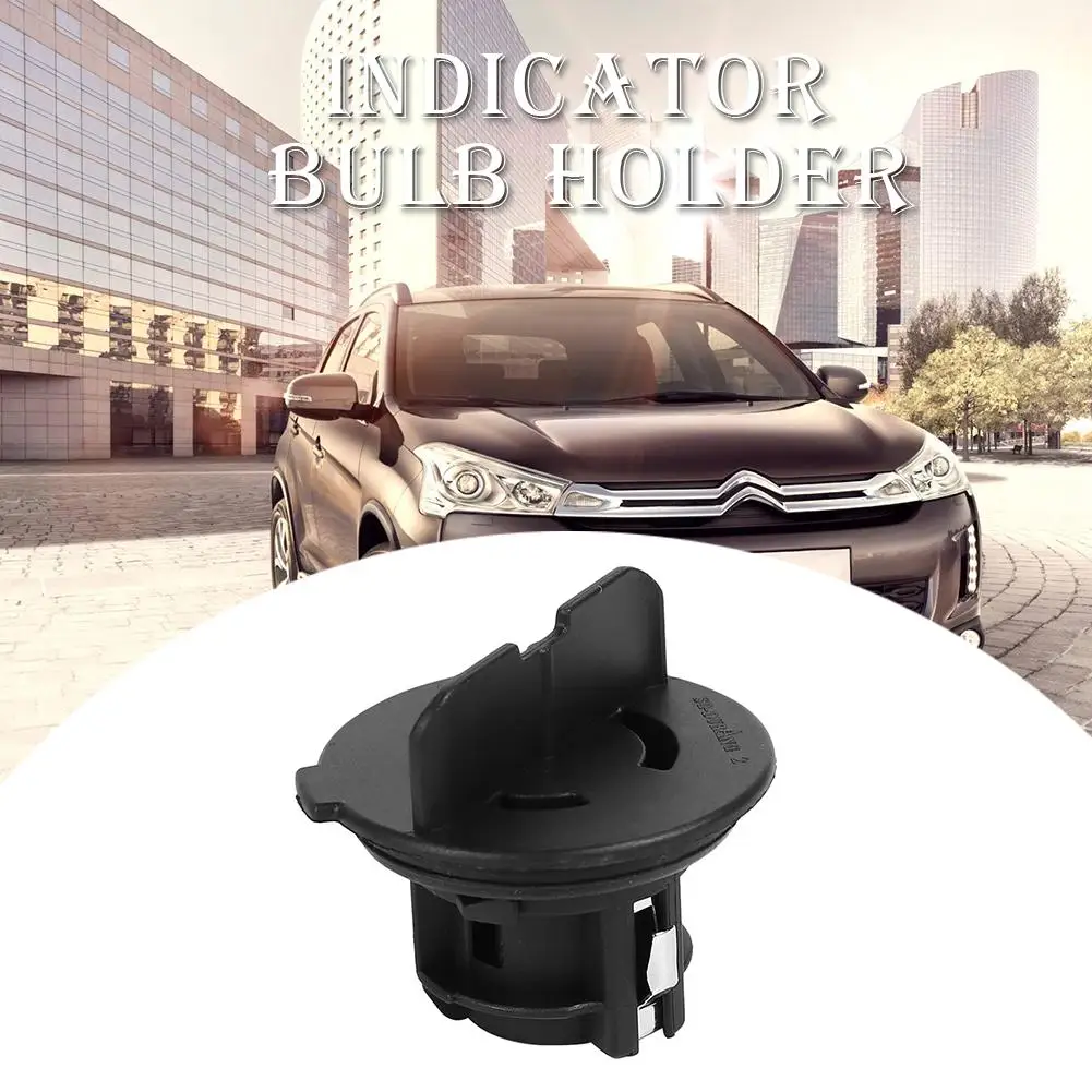 

Indicator Bulb Holder Turn Signal Lamp Socket 621546 for Peugeot 207 307 607 807 Black Appearance 41.6x39.5 Mm ABS