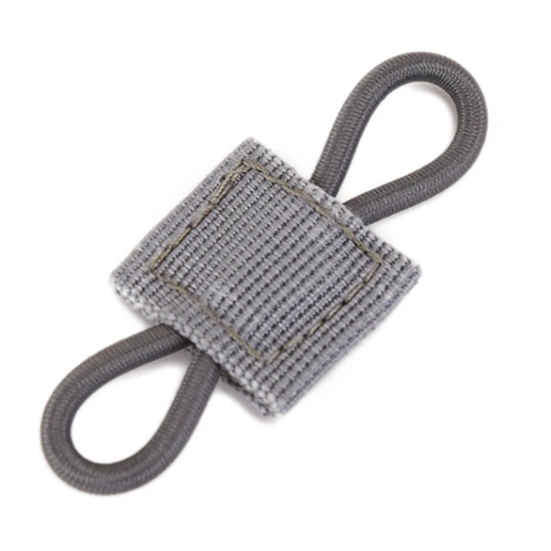 

4 Pcs Elastic Molle Ribbon Buckle Binding Retainer for PTT Antenna Stick Pipe