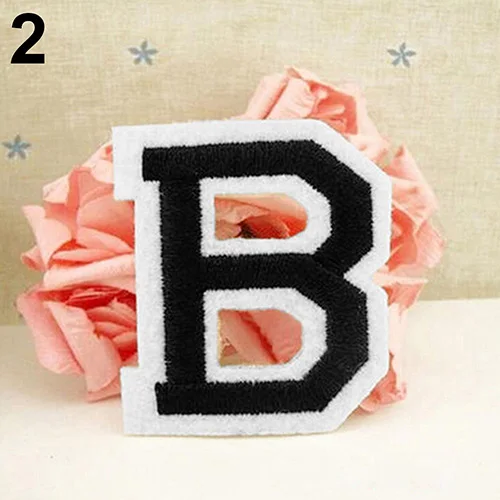 Нашивка с английским алфавитом вышивка золотыми буквами одежда для вышивки