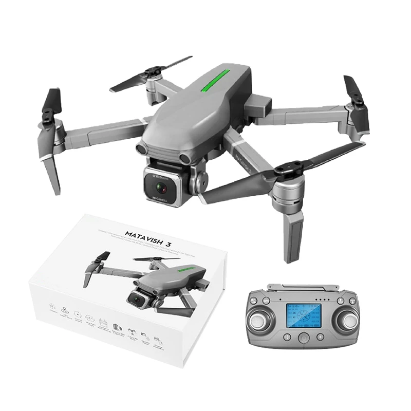 RC Квадрокоптер L109 Дрон GPS 5G 4K HD камера WIFI FPV Бесщеточный мотор складной селфи
