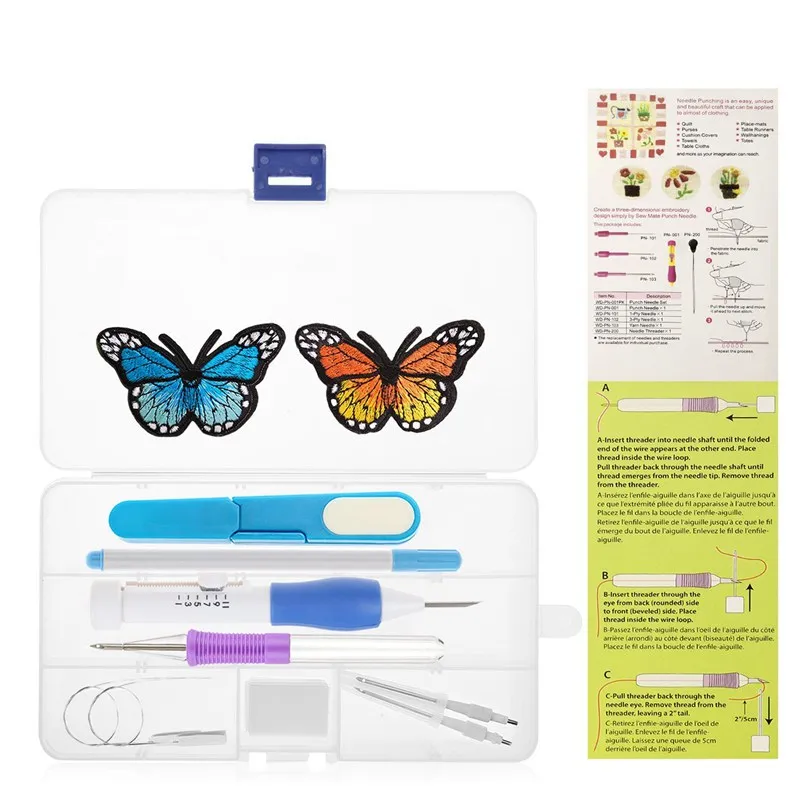 Инструменты для русской вышивки набор игл с имитацией колы шитья нитями