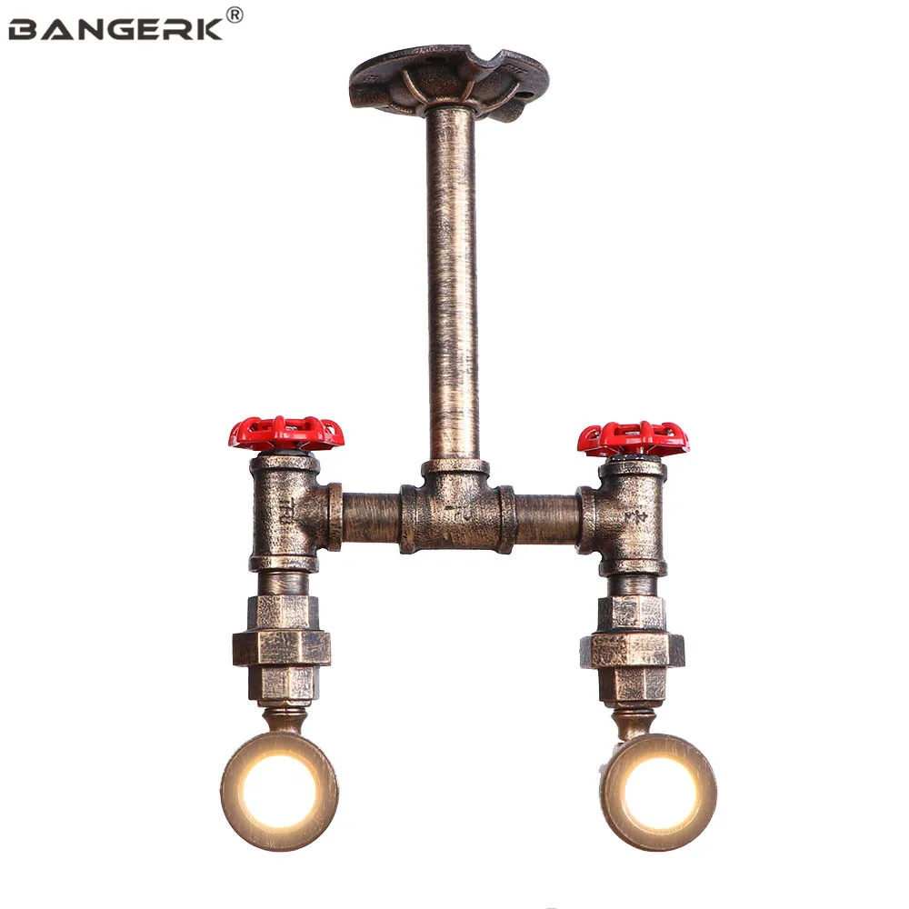 Цвет ржавчины метала водопроводные потолочные светильники винтажные
