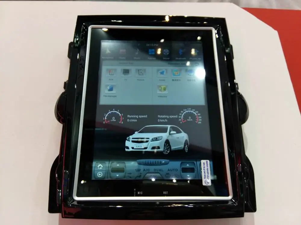 10 4 дюймовый вертикальный экран Tesla Style Android 9 0 автомобильный DVD GPS навигатор плеер