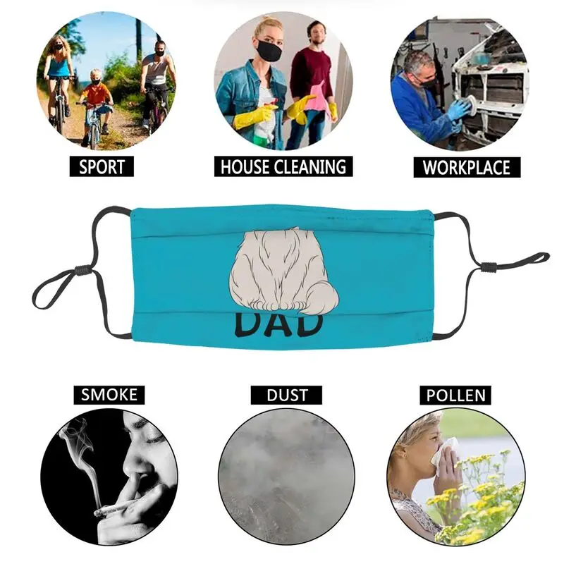 

Himalayan Cat Dad Adjustable Face Mask Unisex Adult Anti Dust Protection Cover Respirator Mouth-Muffle