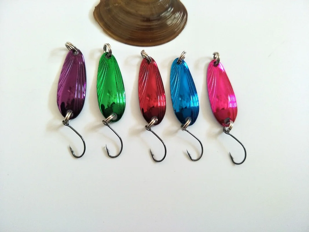 

Luya sequins bait horse mouth sequins 2.5g spoon type luya sequins luya stream fishing lure