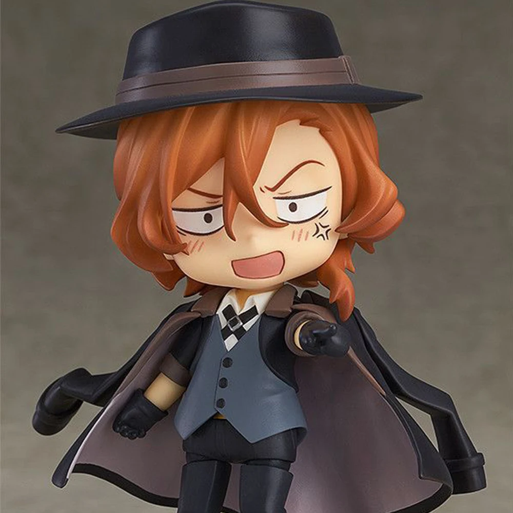 

Movable Doll Collection Model Anime Bungo10cm Stray Dog Osamu Dazai Atsushi Nakajima Cartoon Pvc Doll Anime Toy