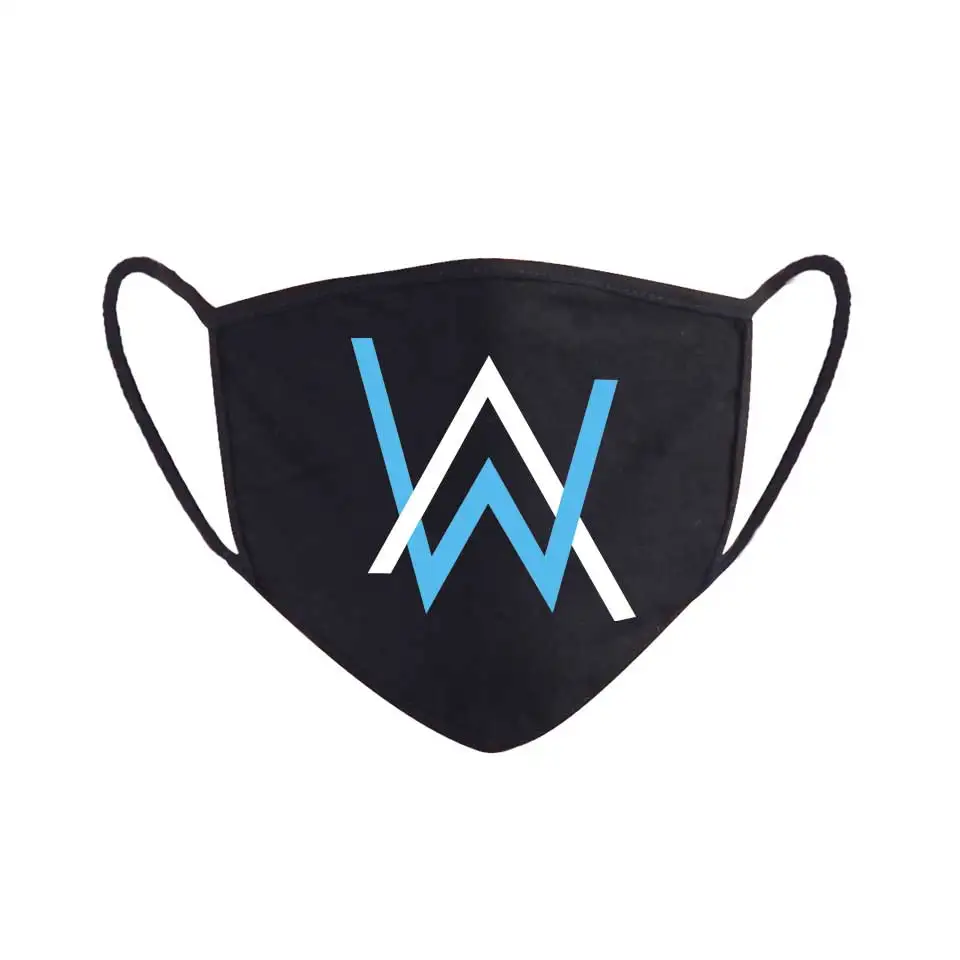 Женская и мужская хлопковая Пылезащитная маска для рта Alan Walker аниме Сказочный