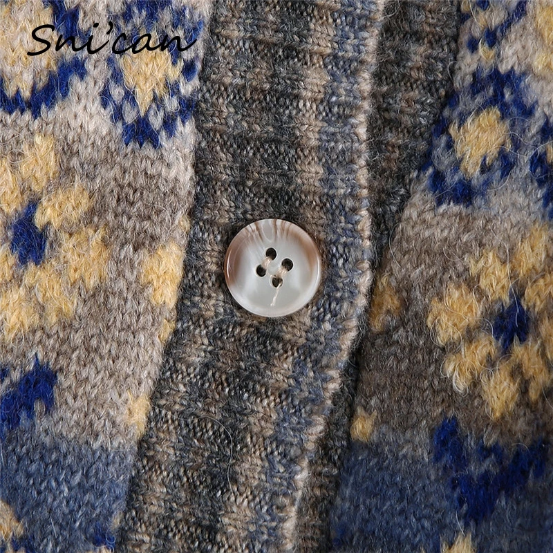 

Spring Floral Square Collar Sweater Za 2021 Women Cadigan Gilet Femme Manche Longue Chandails Femme Jewelry Button Crop Tops New