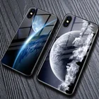Чехол для iphone XR, жесткий черный чехол из закаленного стекла для iphone 11 12 Pro Max X XR XS Max 8 7 6 6s plus
