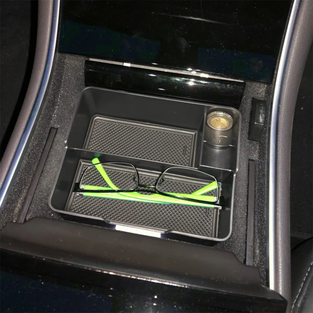 Ящик для хранения в подлокотнике автомобиля Tesla Model 3 2017 2019 центральный пульт