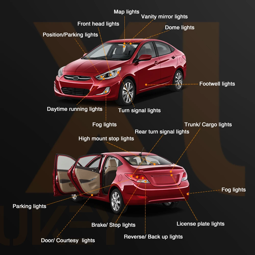 Xukey 16X для Audi A3 8P 2003-2013 авто Интерьер Карта кабина светодиодный светильник карта комплект номерной знак фестон купол чтения глобусы