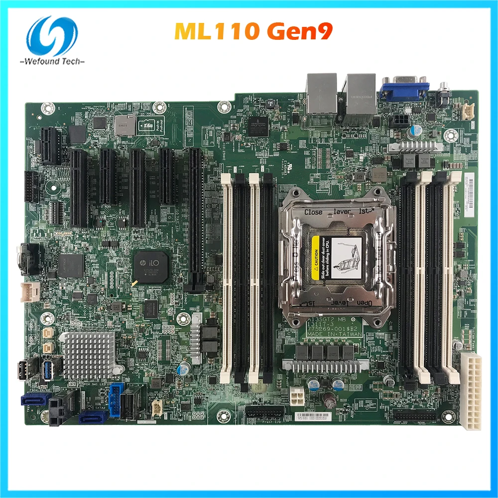 

Оригинальная материнская плата рабочей станции для HP ML110 Gen9 для 775269-001 791704-001 775268-002-001, Отличный тест, хорошее качество
