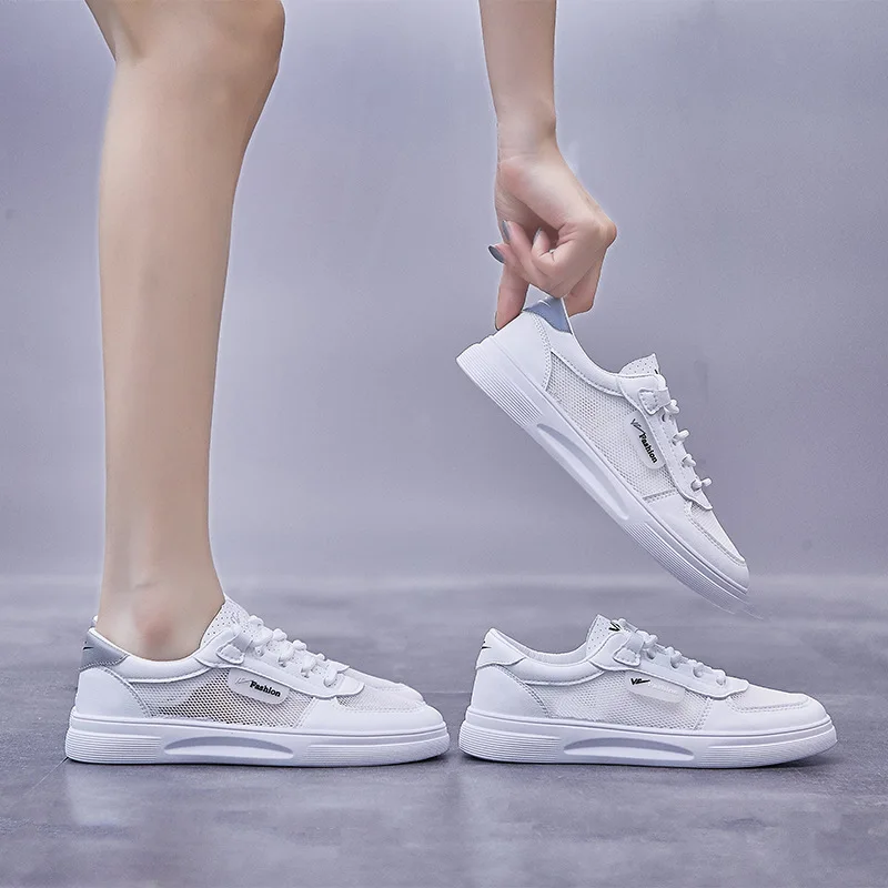 Students in the summer of 2021 the new breathable white shoe surface of Venus ins tidal flat running leisure female A306 sand