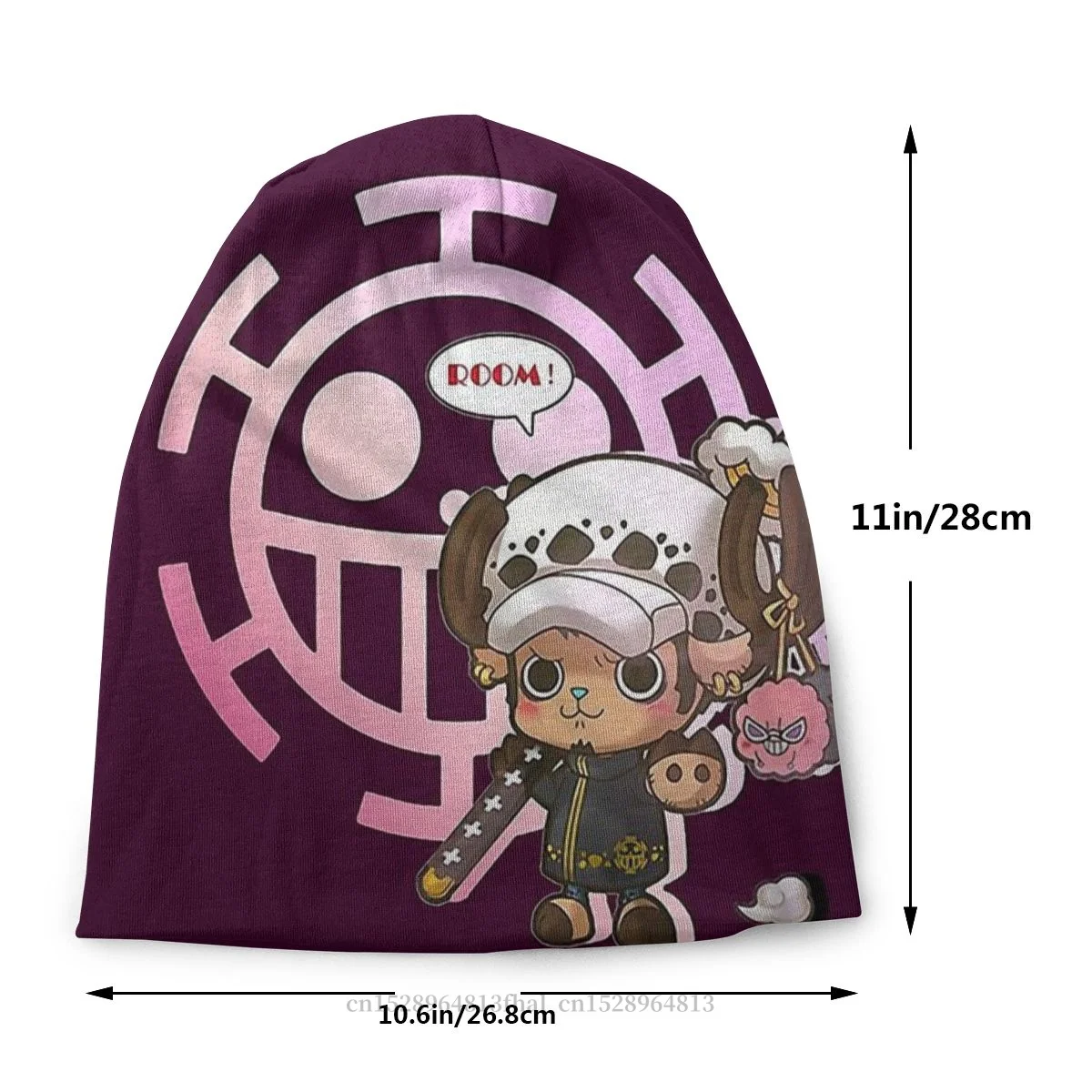 Головной убор Tony Chopper Trafalgar Law мужская вязаная шапка цельный рисунок Обезьяна D