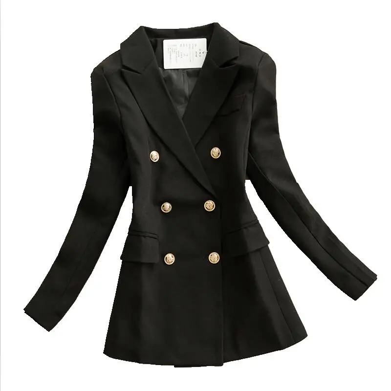 

Long Sleeve Suit Women Spring Jacket New 2023 Blazer Women Autumn Coat Short Slim All-match Blazers Female Suits Black OAIRED