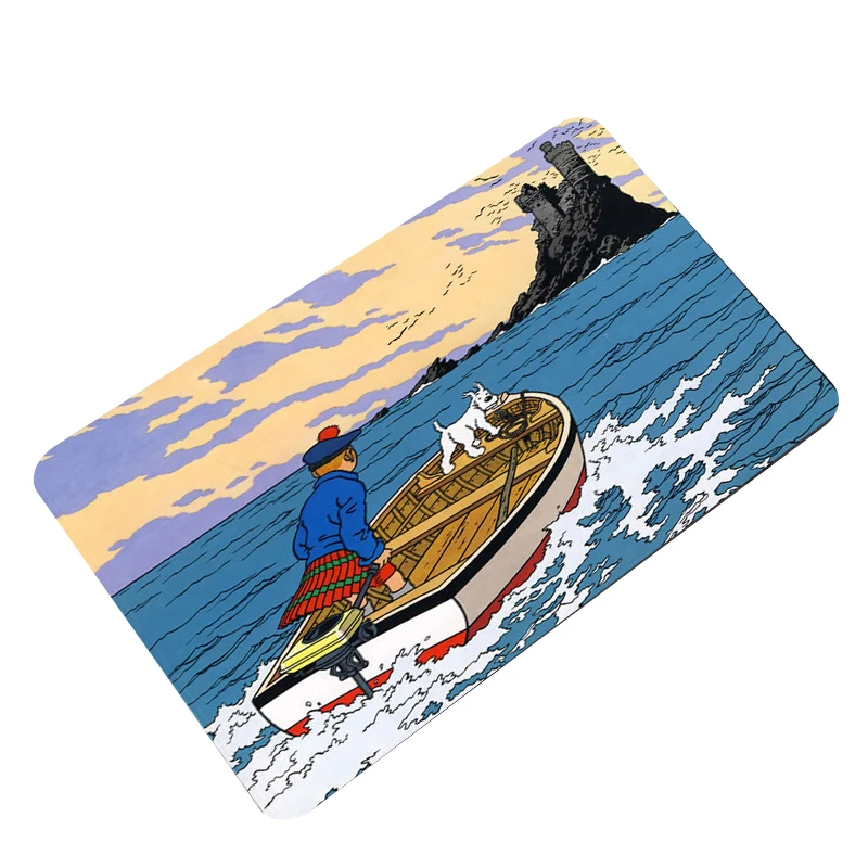 Мультяшный Тинтин Приключения автомобиль лошадь Ностальгический домашний