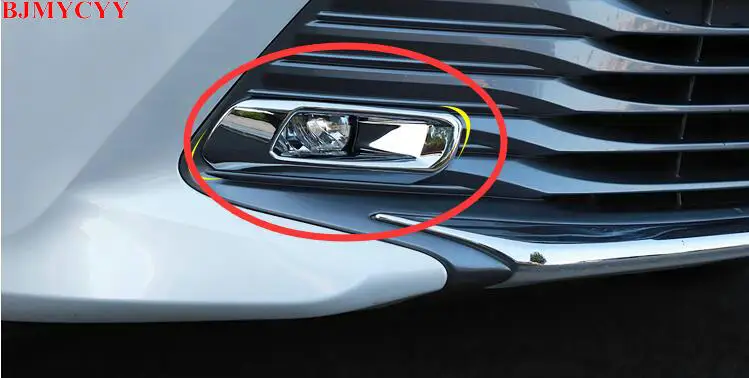 BJMYCYY для Toyota Camry 8 8th XV70 2018 автомобиль ABS хромированные передние противотуманные
