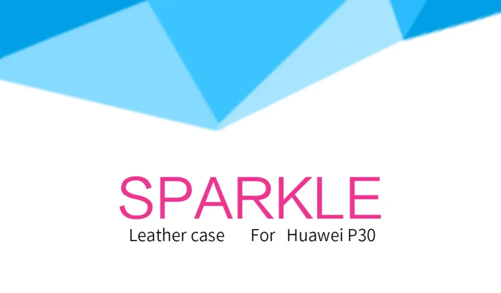 Для huawei P20 P20 Lite P30 Pro p30 Lite P30 чехол NILLKIN Sparkle Series пластиковый PU роскошный Флип кожаный чехол