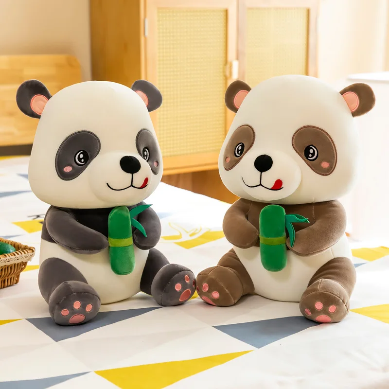 

Creative Panda Doll Simulation Holding Bamboo Giant Panda Children’s Plush Toy Pillow Birthday Gift