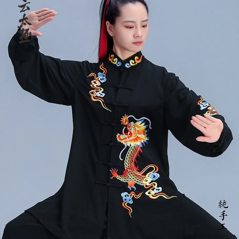 Унисекс Высококачественная Униформа Тай Чи тайцзи кунг фу форма в китайском