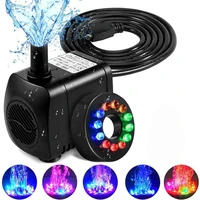 15w submersible water pump with led light water flow for fountains pond ultra quiet aquarium fish tank euukus plug oxygen pump