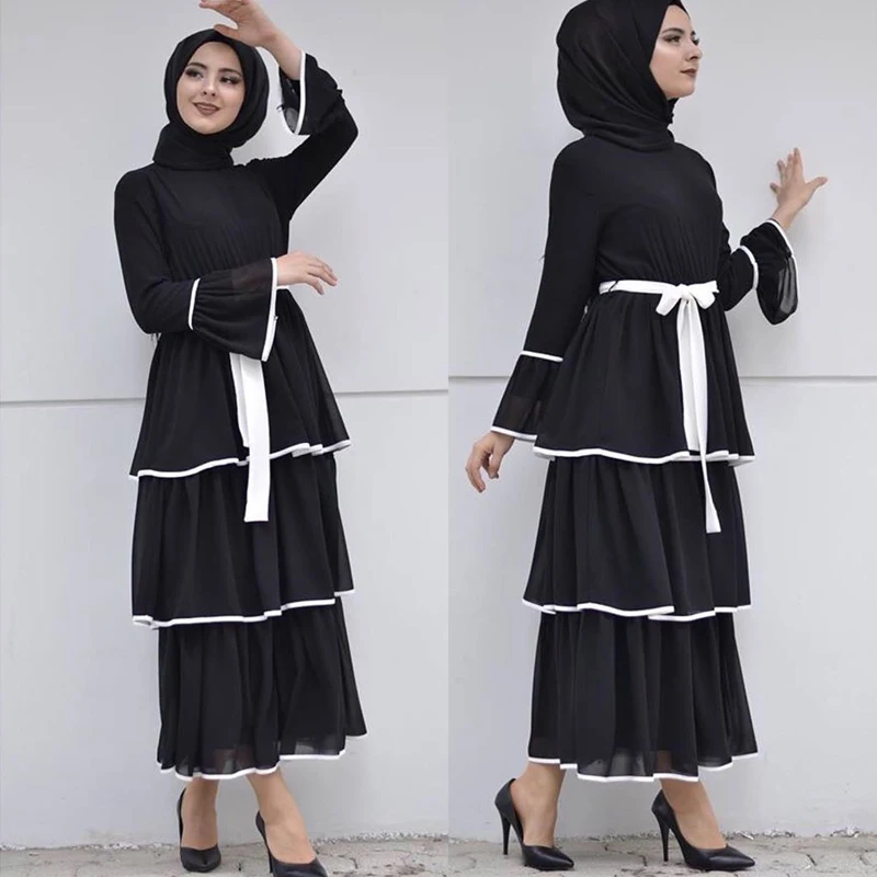 Abaya Дубай турецкое мусульманское платье ХИДЖАБ КАФТАН Бангладеш одеяние