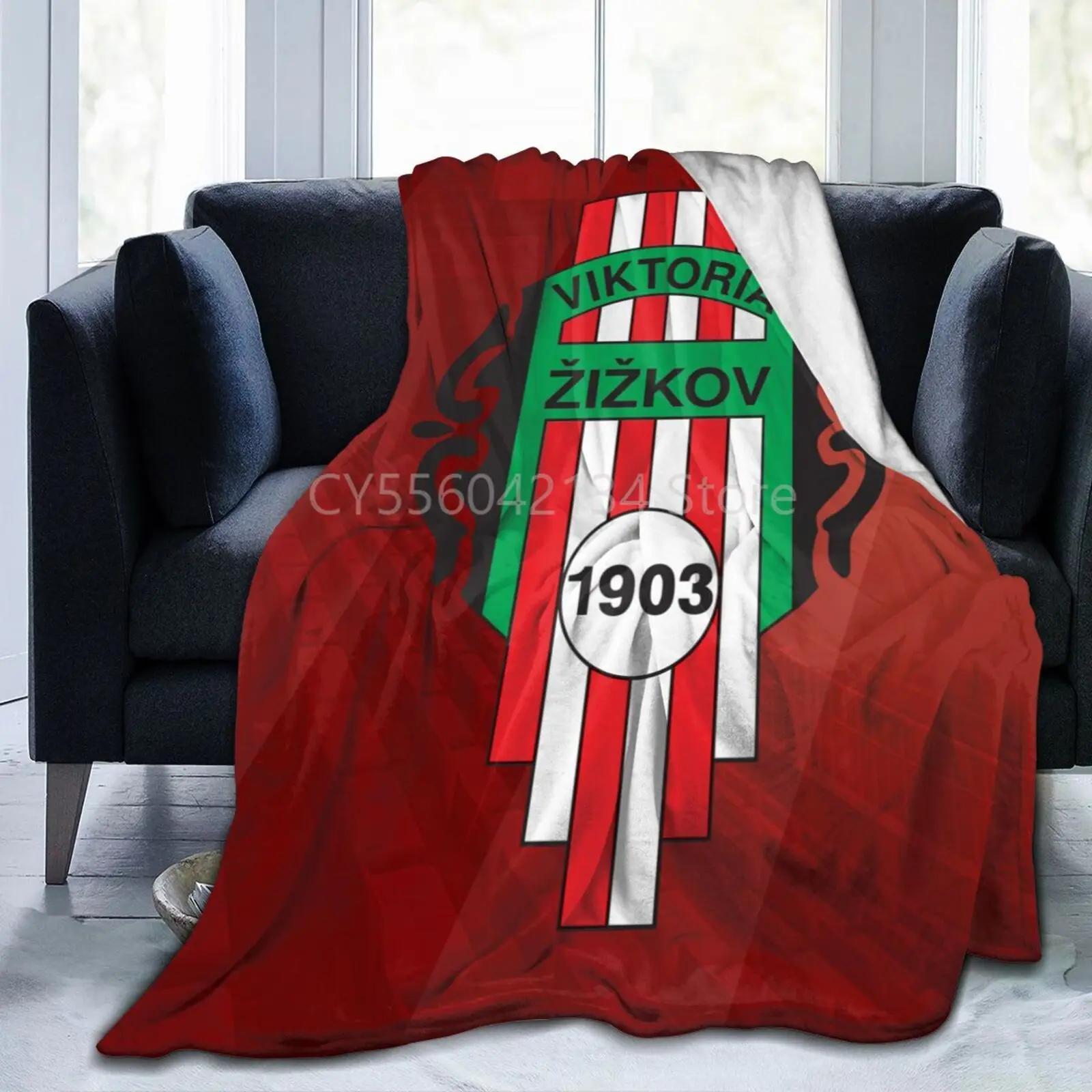 

Viktoria Zizkov Logo Super Soft Flannel Bed Blanket Perfect Home Decor for Couch Chair Sofa Living Room