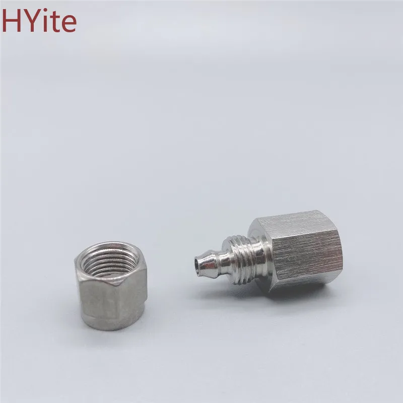 Гайка с быстрым закручиванием 4 мм-14 мм трубка из нержавеющей стали SS 304 фитинги