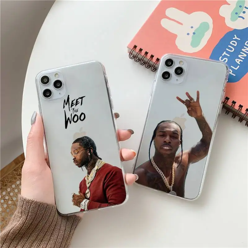 

pop smoke Phone Case Transparent for Clear iPhone case 11 12 mini pro XS MAX 8 7 6 6S Plus X 5S SE 2020 XR