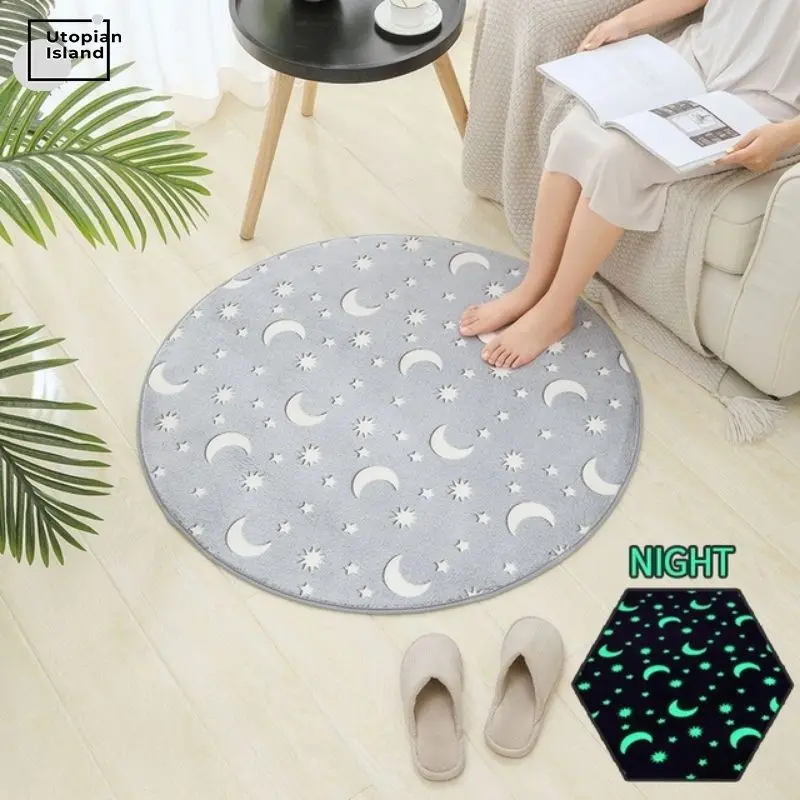 Плюшевые ковры люминесцентный коврик для гостиной и столовой детский пушистые