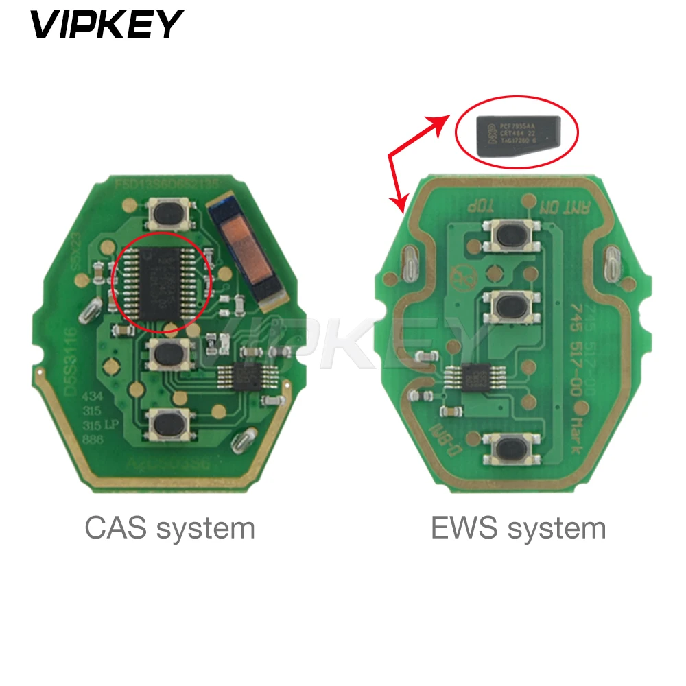 Remotekey для BMW 3 5 серии CAS системы 2002 2003 2004 2005 2006 ключа автомобиля 315 МГц HU58 |