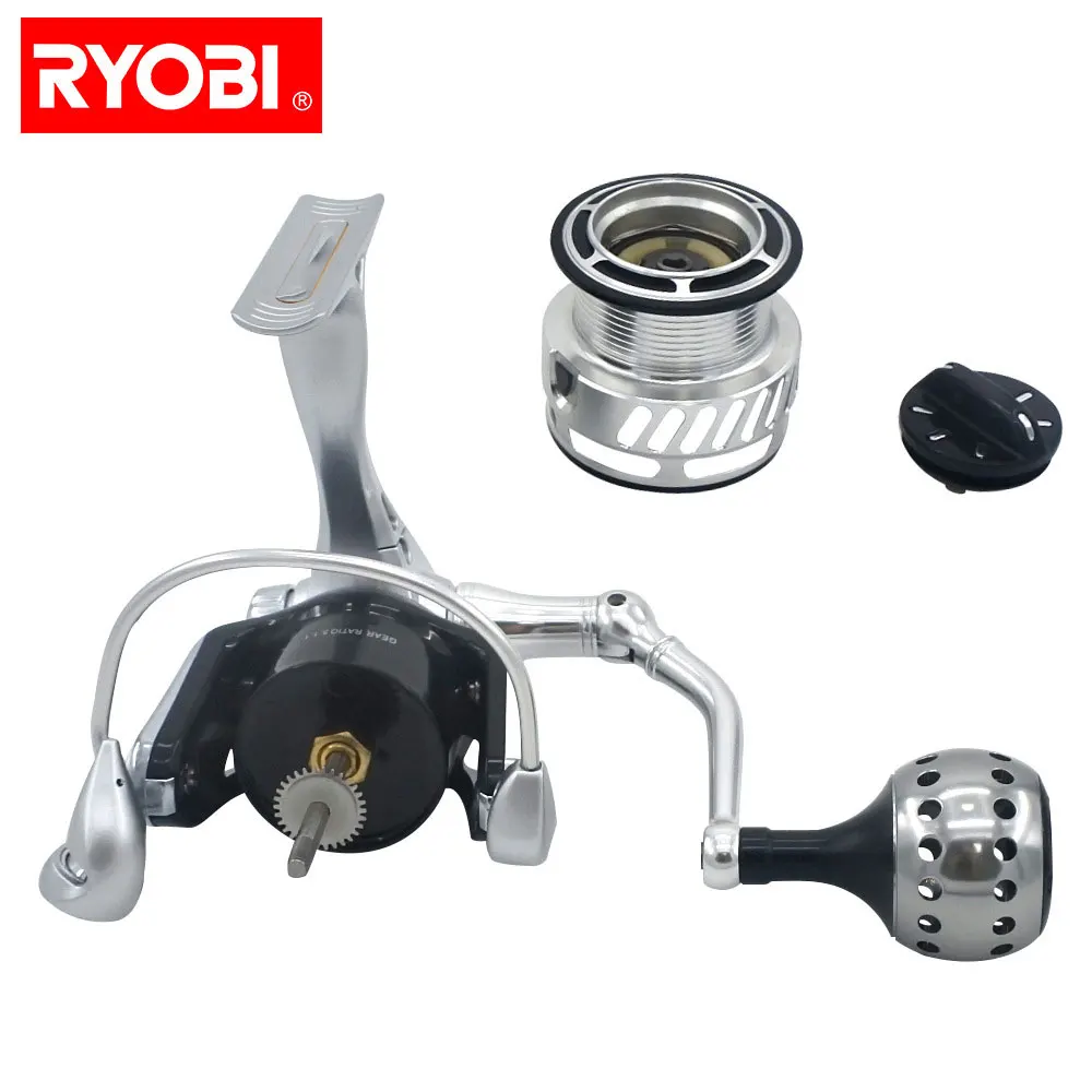 RYOBI 100% оригинальная Рыболовная катушка TT POWER 5 0: 1 спиннинговая 6 + подшипники 10 кг