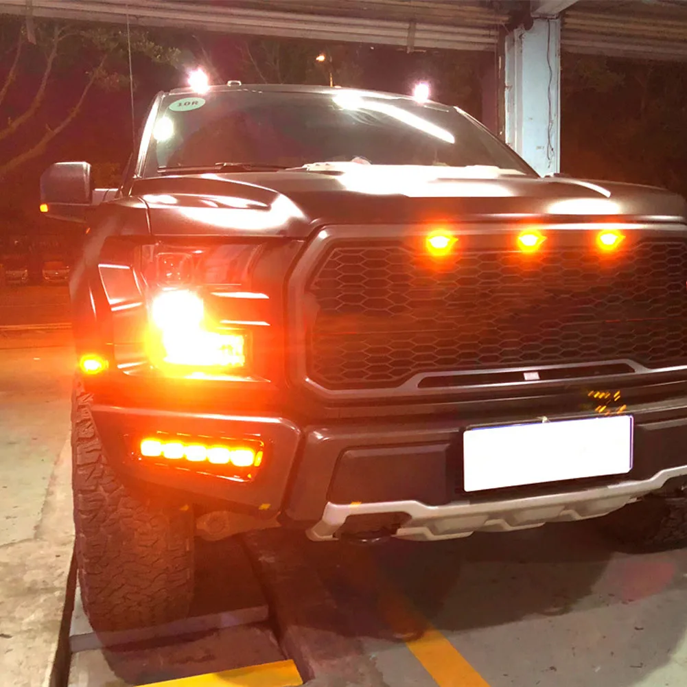 Светодиодные дневные ходовые огни 2 шт. противотуманные фары для Ford F150 F-150 Raptor 2017