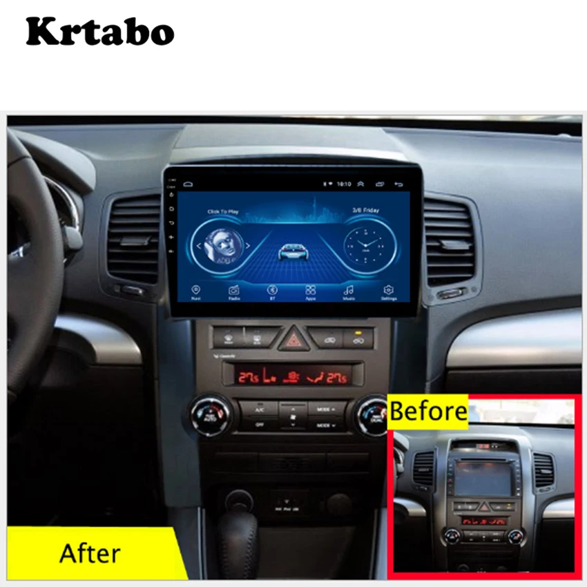 Автомобильный радиоприемник Android мультимедийный плеер для Kia Sorento 2007 ~ 2012