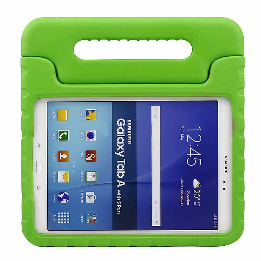 Детский ударопрочный чехол EVA для samsung GALAXY Tab A, 8,0 дюймов, T350, T351, T355, безопасный пенопластовый чехол для планшета, чехол с ручкой и подставкой