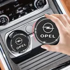 2 шт., автомобильный нескользящий коврик для держателя стакана Opel Astra H J G K Insignia Corsa D Vectra C Zafira B