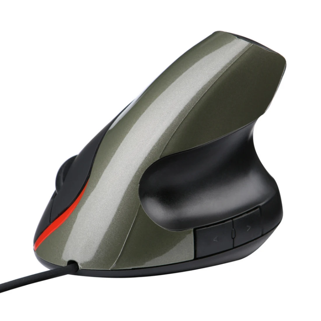 gray Etmakit, эргономичный дизайн, USB, Вертикальная оптическая мышь, заживление запястья, для компьютера, ПК, ноутбука, настольная мышь для предотвращения - Цвет: gray