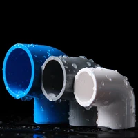 135pcs 20mm to 50mm pvc elbow 90 degree pipe fittings plumb connector aquarium adapter 3 color