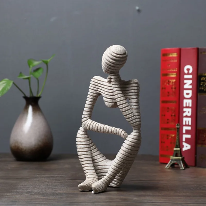 

Abstract Character Decoration North European Creative Home Ornament Drawing Room Office Sandstone Decor 1650611