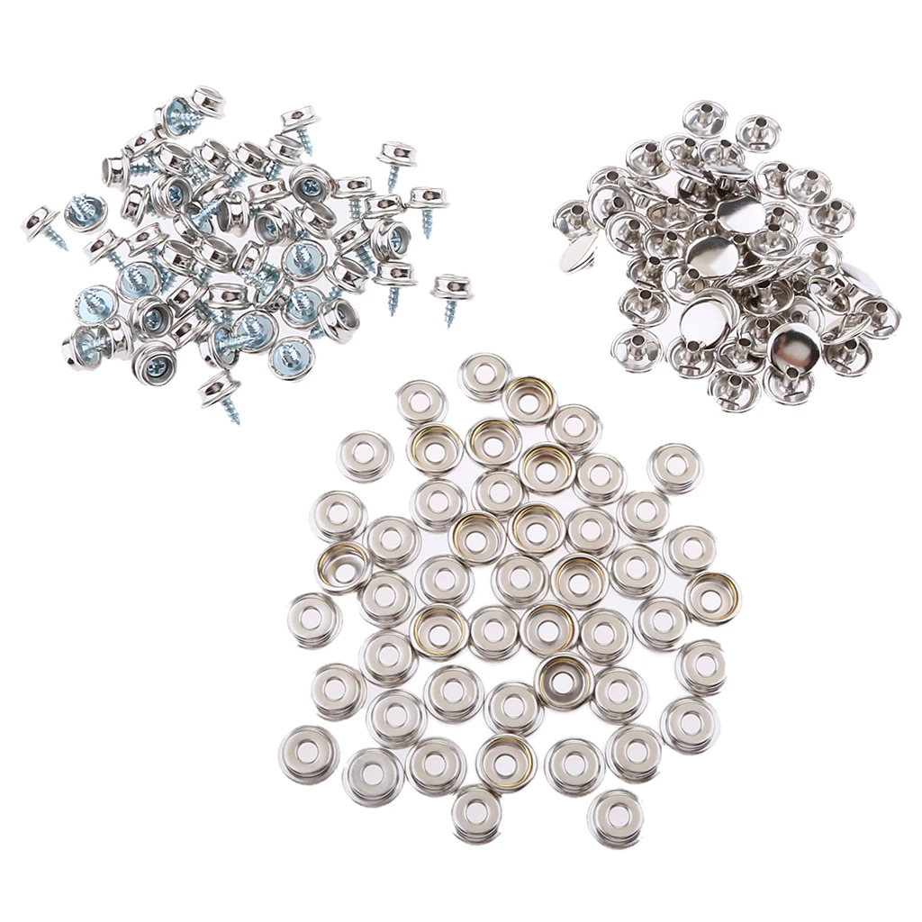 150 шт. парусиновая Крышка для морской яхты тканевая застежка ассортимент набор