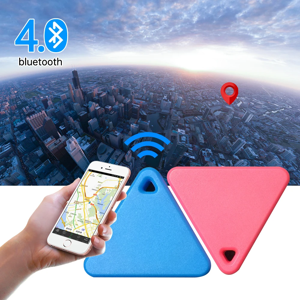 Портативный мини трекер с Bluetooth GPS локатор бирка на случай потери сигнализация